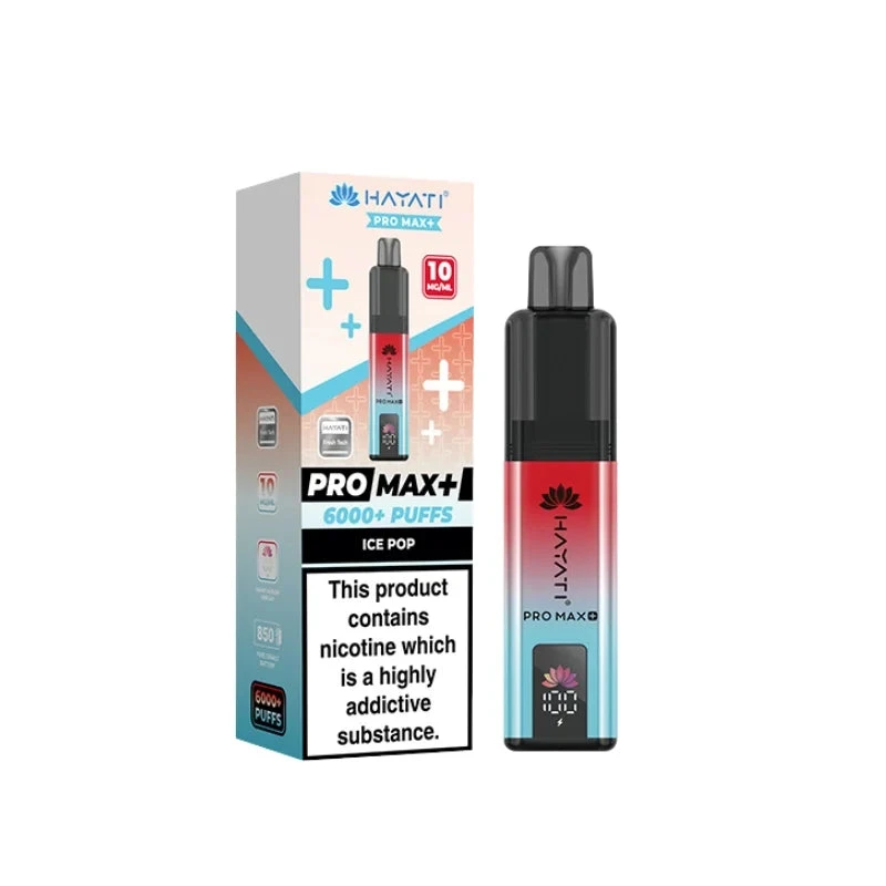 Hayati Pro Max Plus 6000 Prefilled Pod Kit - 10mg | Ice Pop