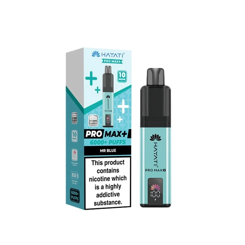 Hayati Pro Max Plus 6000 Prefilled Pod Kit - 10mg | Mr Blue