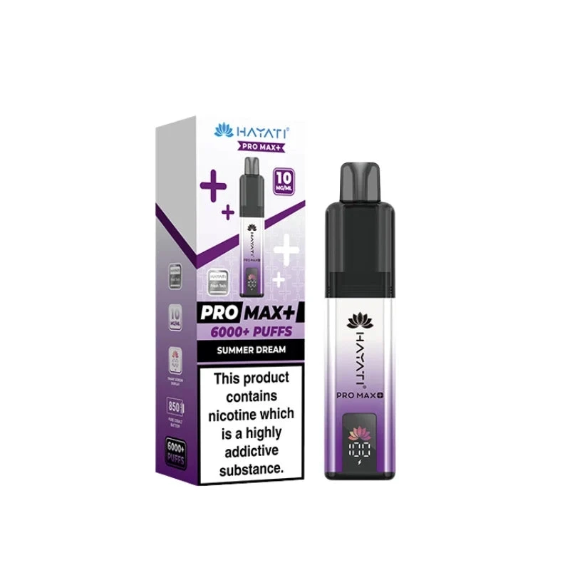 Hayati Pro Max Plus 6000 Prefilled Pod Kit - 10mg | Summer Dream