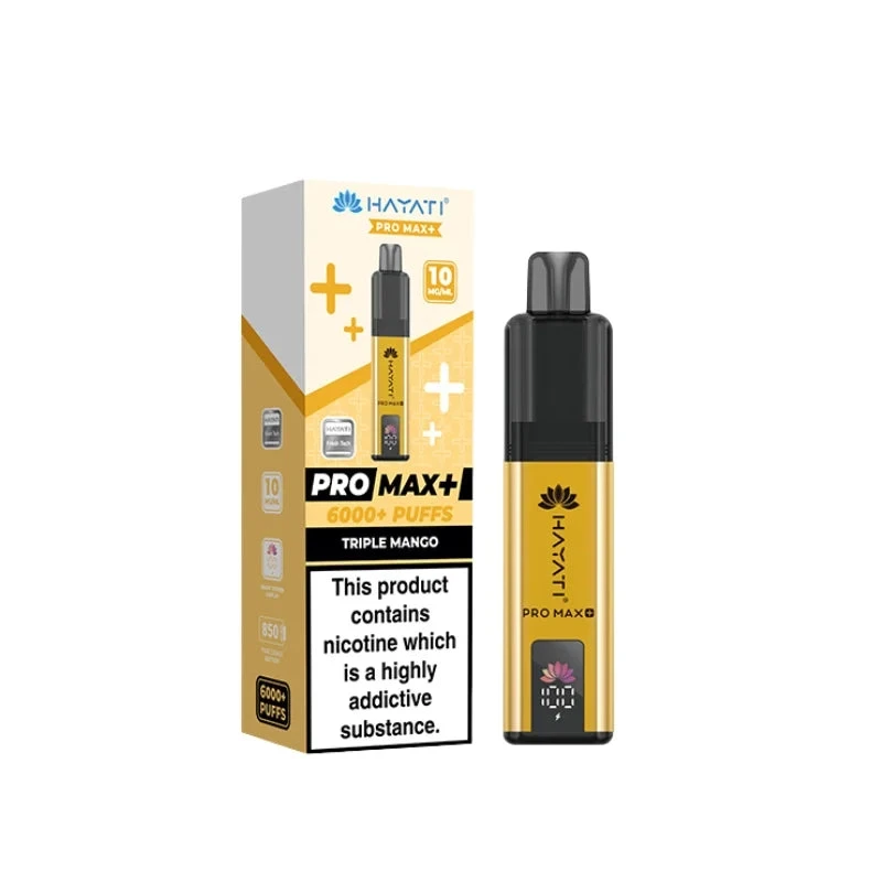 Hayati Pro Max Plus 6000 Prefilled Pod Kit - 10mg | Triple Mango