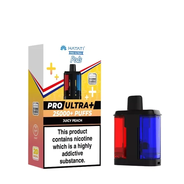 Hayati Pro Ultra Plus Prefilled Pods - Juicy Peach