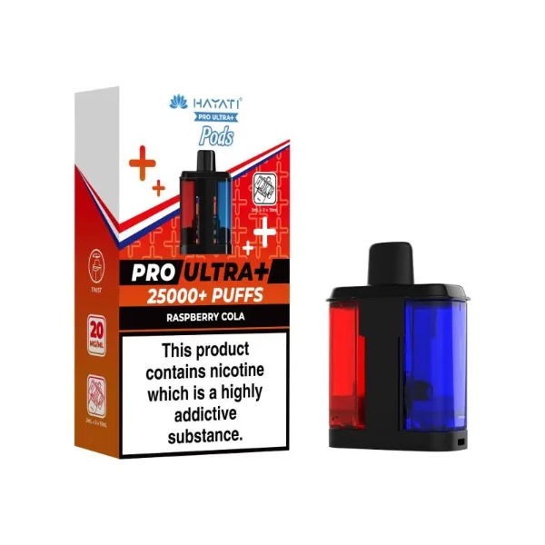 Hayati Pro Ultra Plus Prefilled Pods - Raspberry Cola