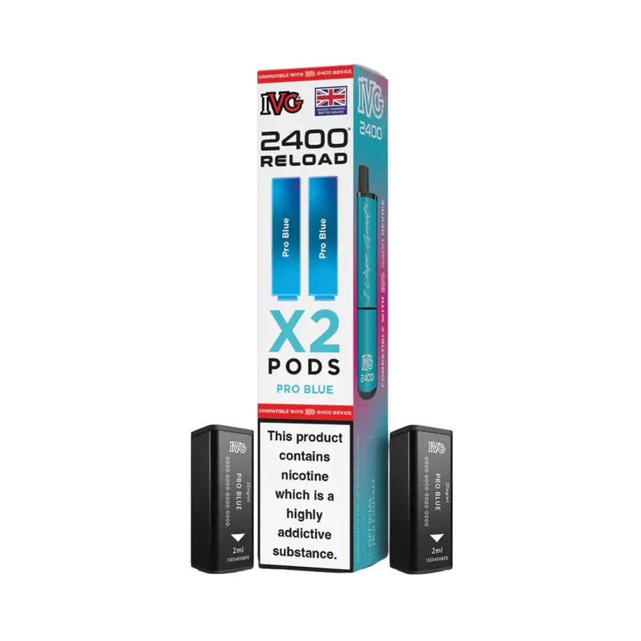 Pro Blue IVG 2400 Reload 2 in 1 Prefilled Pods