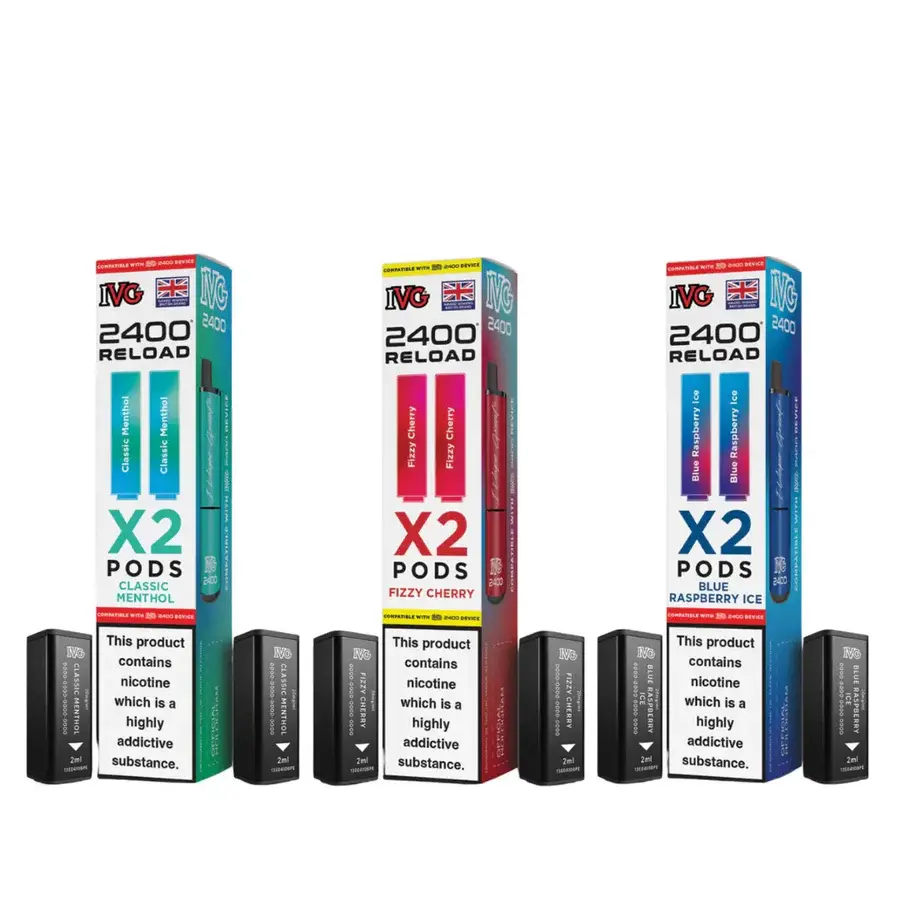 IVG 2400 Reload 2 in 1 Prefilled Pods