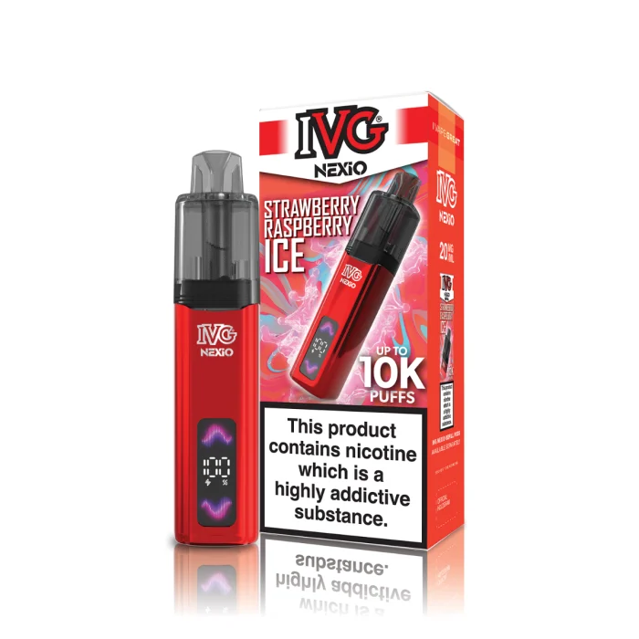 Strawberry Raspberry Ice IVG Nexio Prefilled Pod Kit