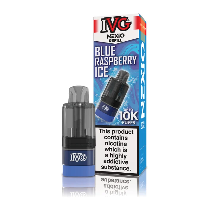 Blue Raspberry Ice IVG Nexio Prefilled Pods