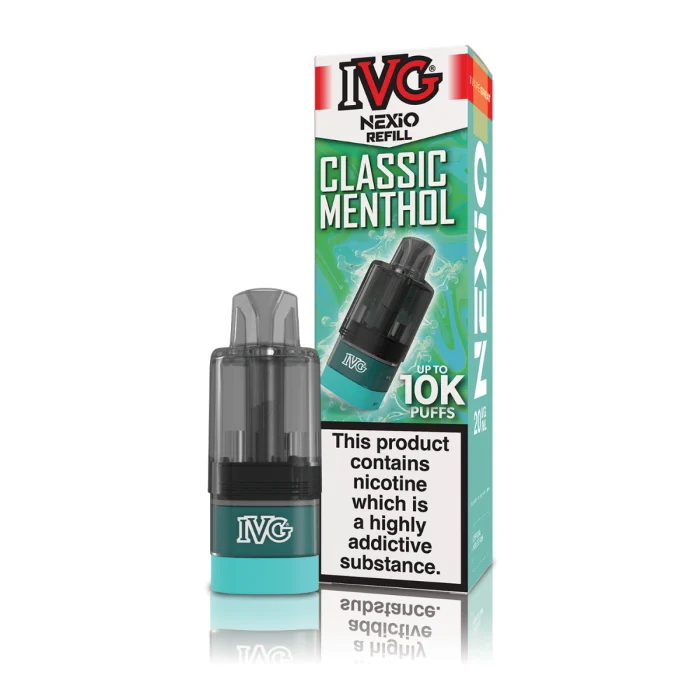 Classic Menthol IVG Nexio Prefilled Pods