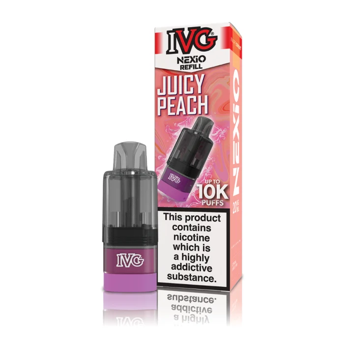 Juicy Peach IVG Nexio Prefilled Pods