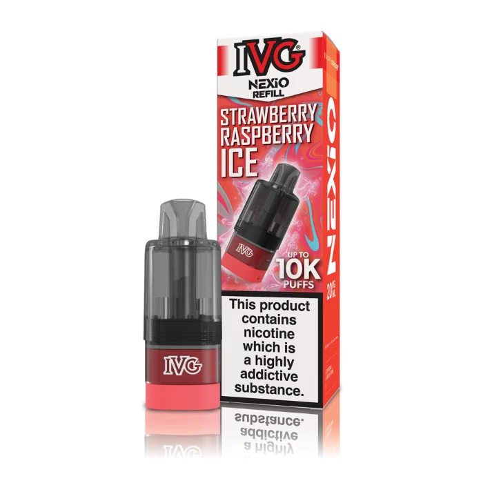 Strawberry Raspberry Ice IVG Nexio Prefilled Pods