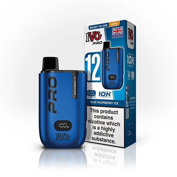 IVG Pro 12 Prefilled Pod Kit - Blue Raspberry Ice | 10mg