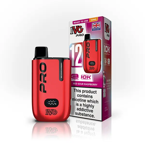 IVG Pro 12 Prefilled Pod Kit - Red Sour Raspberry | 10mg
