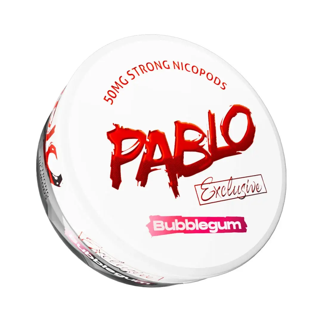 Bubblegum Pablo Nicotine Pouches Extra Strong 50mg
