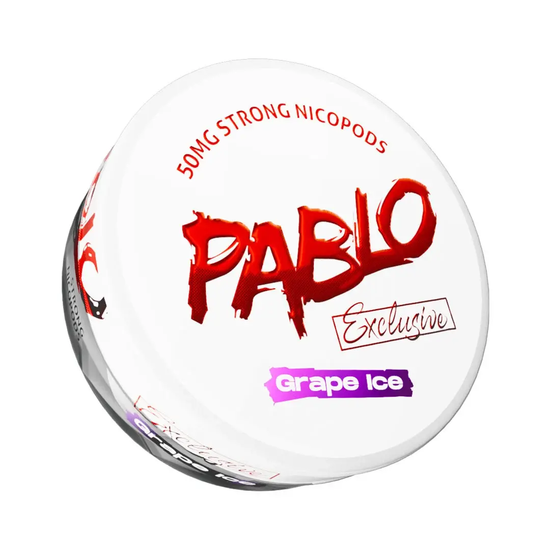 Grape Ice Pablo Nicotine Pouches Extra Strong 50mg