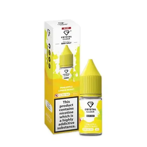 Pineapple Lemon Burst Nic Salt E-Liquid by Crystal Clear Bar Salts 10ml