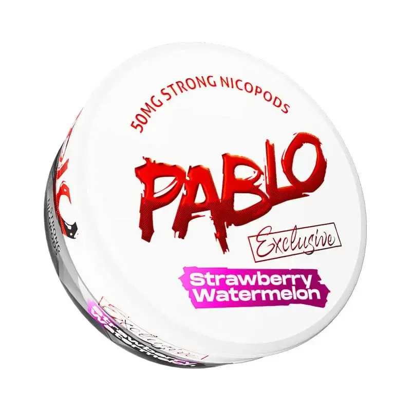 Strawberry Watermelon Pablo Nicotine Pouches Extra Strong 50mg