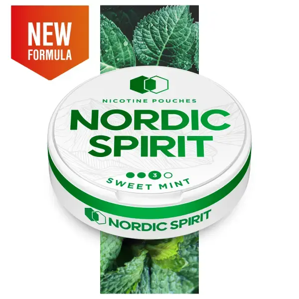 Sweet Mint Nordic Spirit Nicotine Pouches 11mg