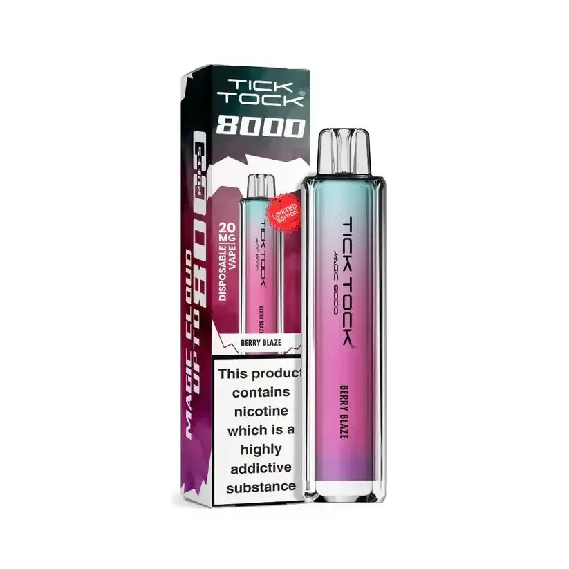 Berry Blaze Tick Tock Magic 8000 Prefilled Pod Kit