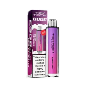 Blueberry Cherry Tick Tock Magic 8000 Prefilled Pod Kit