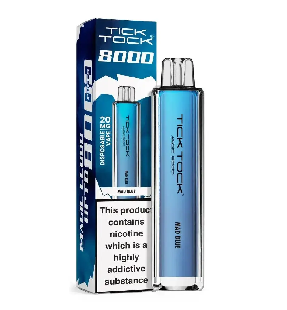 Mad Blue Tick Tock Magic 8000 Prefilled Pod Kit