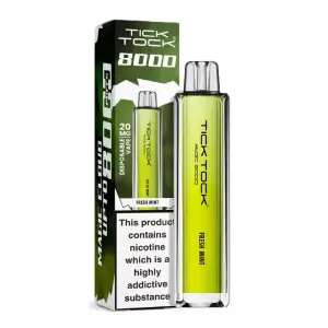 Fresh Mint Tick Tock Magic 8000 Prefilled Pod Kit
