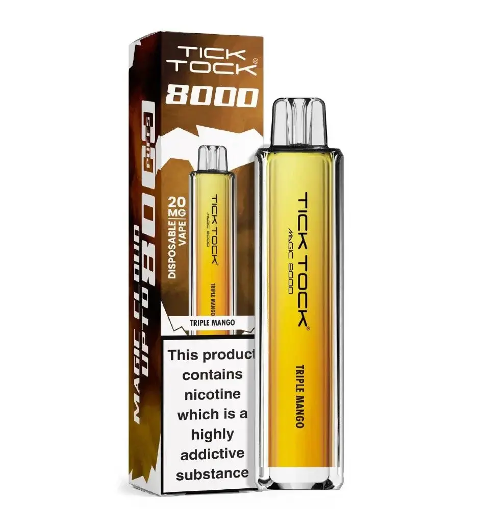 Triple Mango Tick Tock Magic 8000 Prefilled Pod Kit