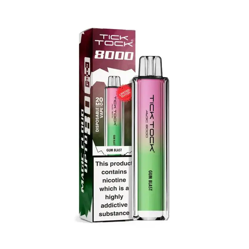 Gum Blast Tick Tock Magic 8000 Prefilled Pod Kit