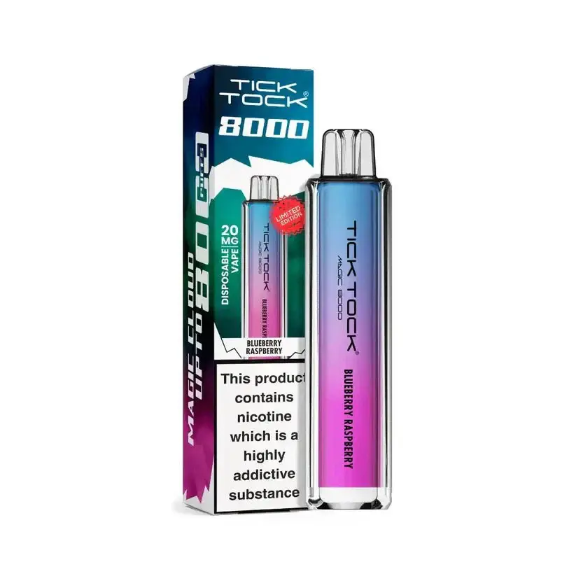 Blueberry Raspberry Tick Tock Magic 8000 Prefilled Pod Kit