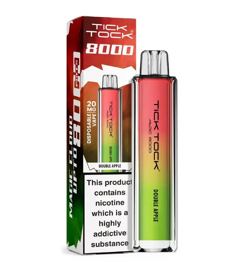 Double Apple Tick Tock Magic 8000 Prefilled Pod Kit