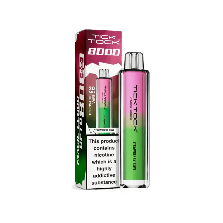 Strawberry Kiwi Tick Tock Magic 8000 Prefilled Pod Kit