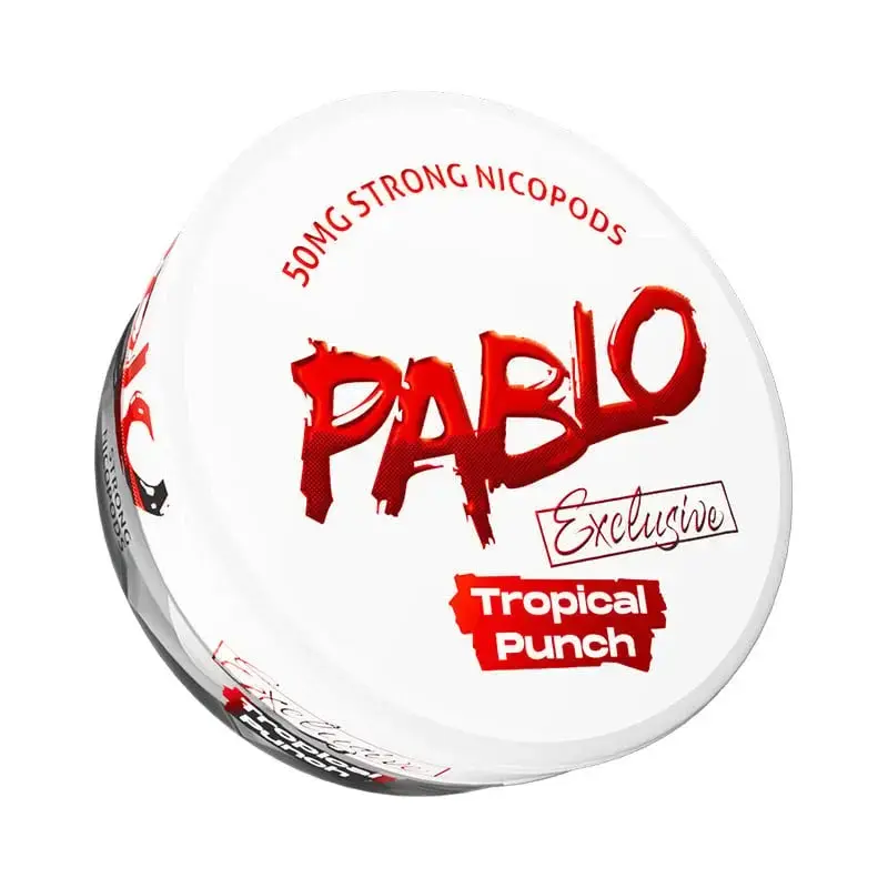 Tropical Punch Pablo Nicotine Pouches Extra Strong 50mg