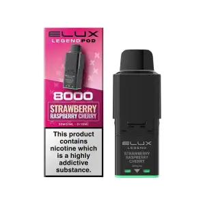 Elux Legend 8000 Prefilled Pod - Strawberry Raspberry Cherry