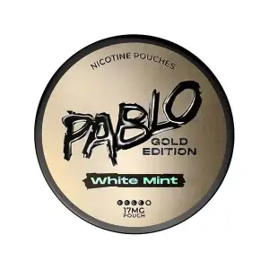 White Mint Pablo Gold Edition Nicotine Pouches 17mg